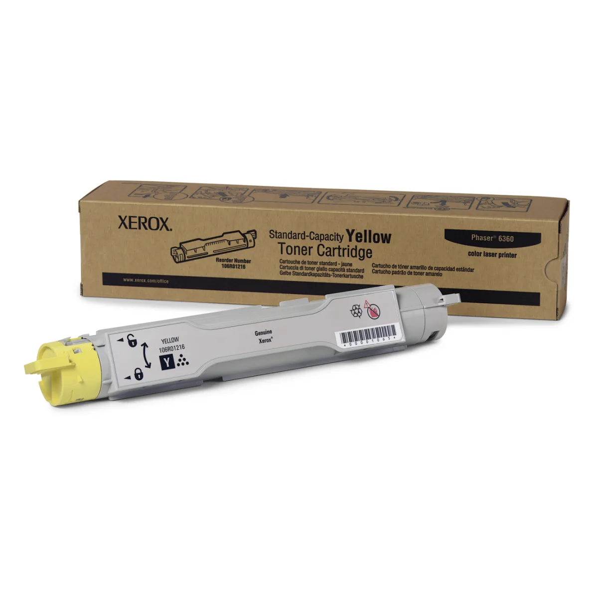 Xerox 106R01216 Xerox 106R01216 Cartus toner ORIGINAL Standard Capacity Yellow, 5000 pag 5% acoperire 009520542816