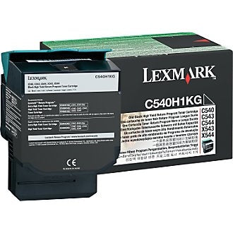 Lexmark C540H1KG Cartus de toner negru, ORIGINAL, Return Program, High Capacity, 2.5K, 734646083454