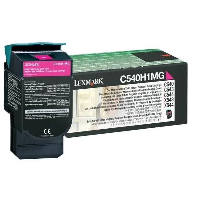 Lexmark C540H1MG Lexmark C540H1MG Cartus toner Magenta, ORIGINAL, Return Program, High Capacity, 2K 734646083478