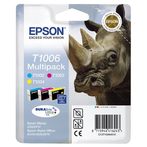 Epson C13T10064010 Epson C13T10064010 - MultiPack cartuse cerneala T100 (C,M,Y) pent 8715946416243