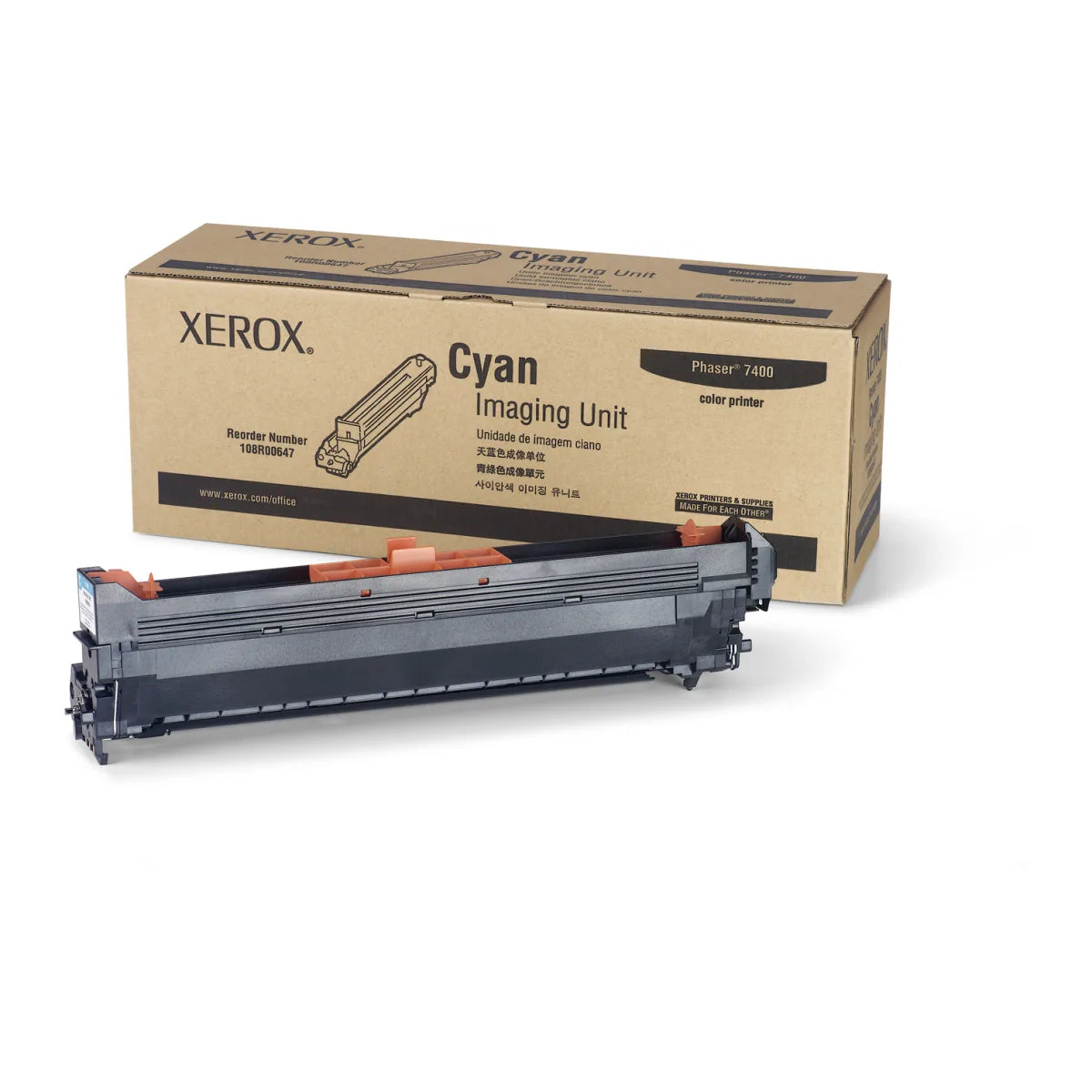 Xerox 108R00647 Xerox 108R00647 - Unitate de imagine OEM Cyan pentru Xerox Phaser 7400, 30.000 pagini