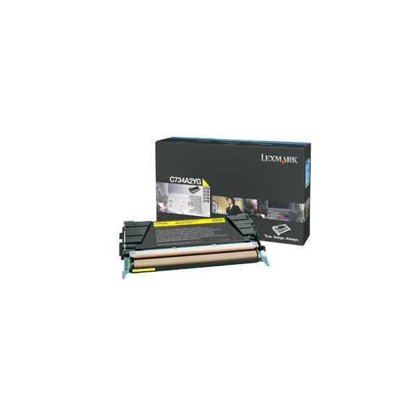Lexmark C734A2YG Lexmark C734A2YG Cartus toner Yellow, ORIGINAL, Standard Capacity, 6k 734646047623