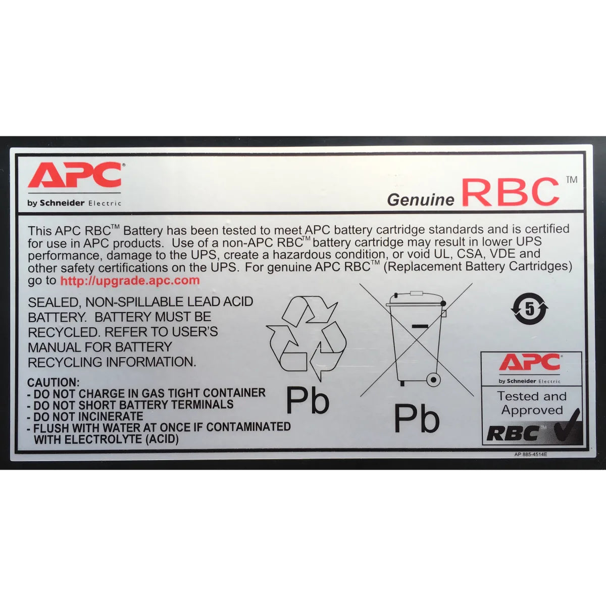 APC RBC24 APC RBC24- Baterie pt. APC Smart-UPS 2U 731304015772