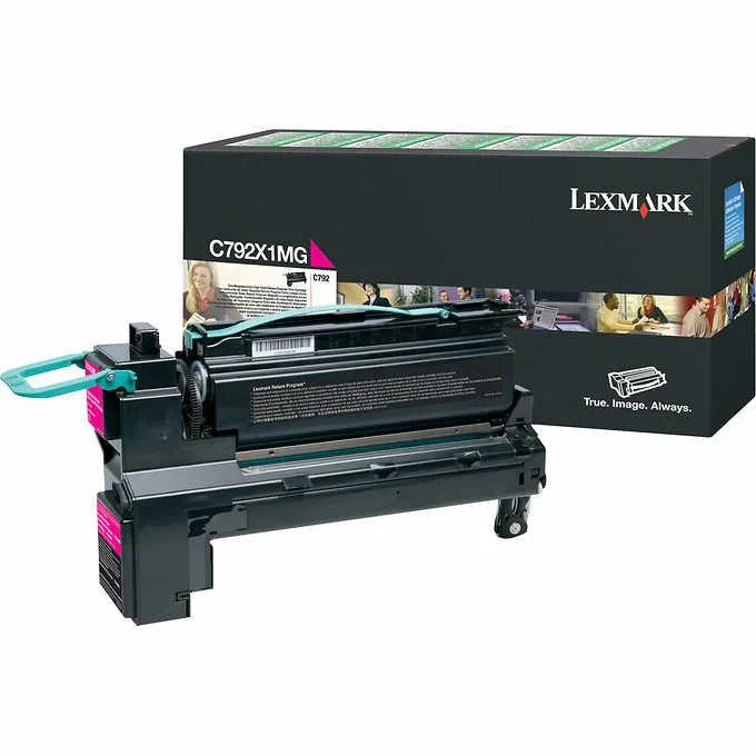 Lexmark C792X1MG Lexmark C792X1MG Cartus toner Magenta, ORIGINAL, Return Program, Extra High Capacity 20k 734646194747