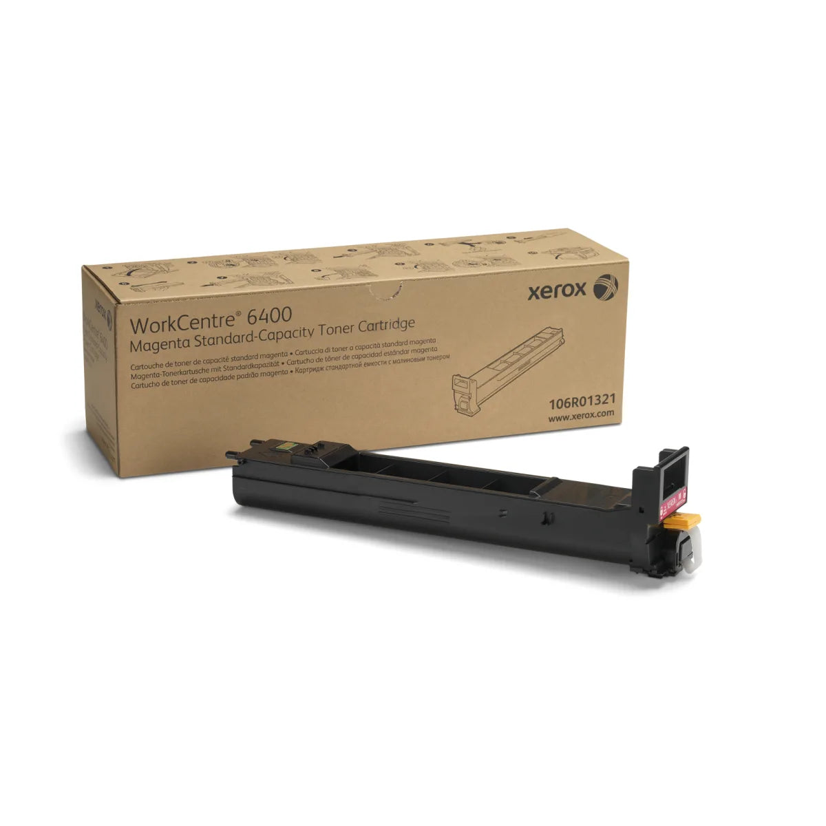 Xerox 106R01321 Xerox 106R01321 Cartus toner ORIGINAL Standard Capacity Magenta 8000 pag 5% acoperire