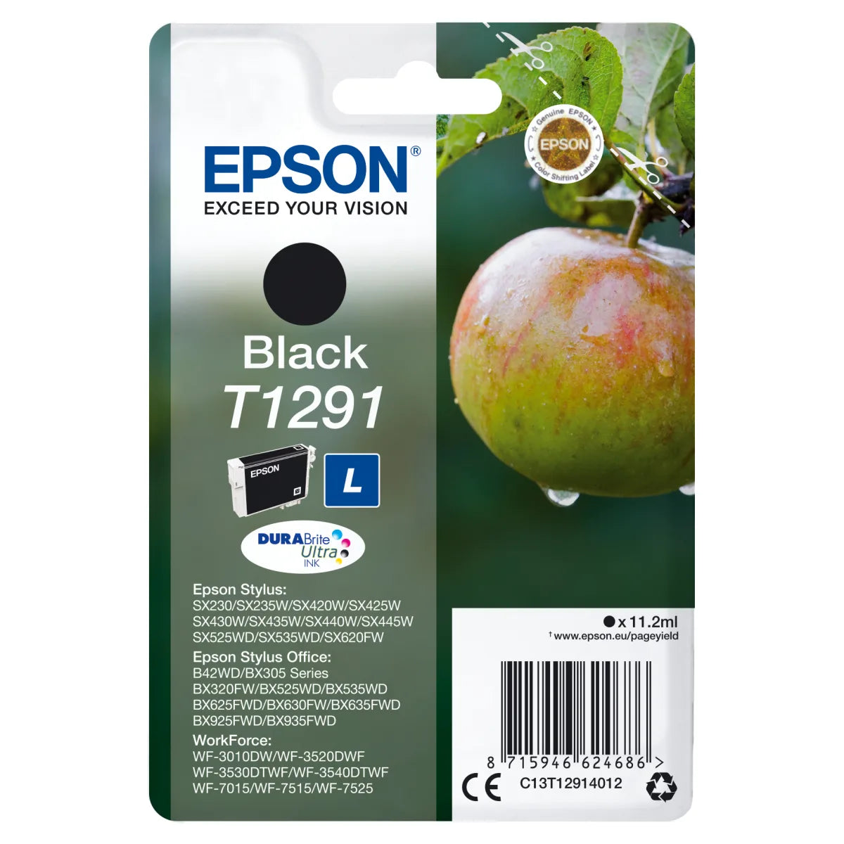 Epson C13T12914012 Epson Cartus original Black Large Stylus SX425W/SX525WD, 380 pag. 8715946494500
