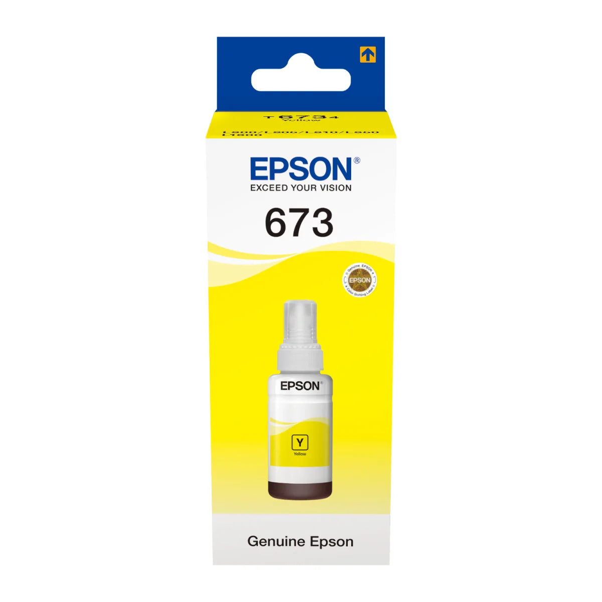 Epson C13T67344A Epson C13T67344A10 Rezerva cerneala yellow original pt Epson L800/L805/L850/L1800 8715946495729