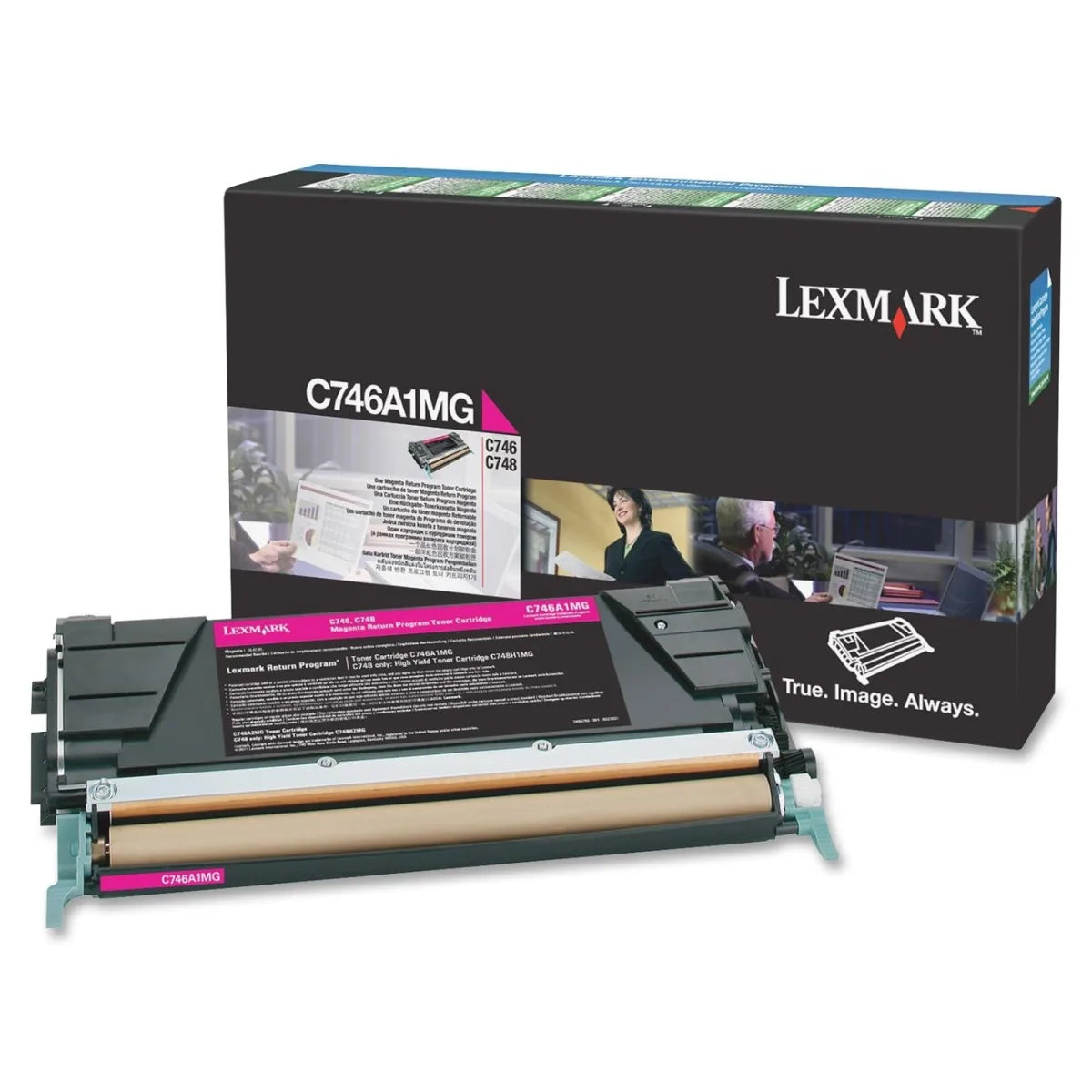 Lexmark C746A1MG Lexmark C746A1MG Cartus toner Magenta, ORIGINAL, Return Program, Standard Capacity, 7k 734646319768