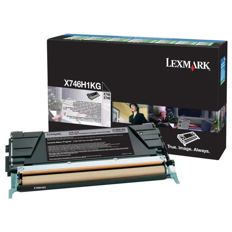 Lexmark X746H1KG Lexmark X746H1KG Cartus toner negru, ORIGINAL, Return Program, High Capacity, 12k 734646346252