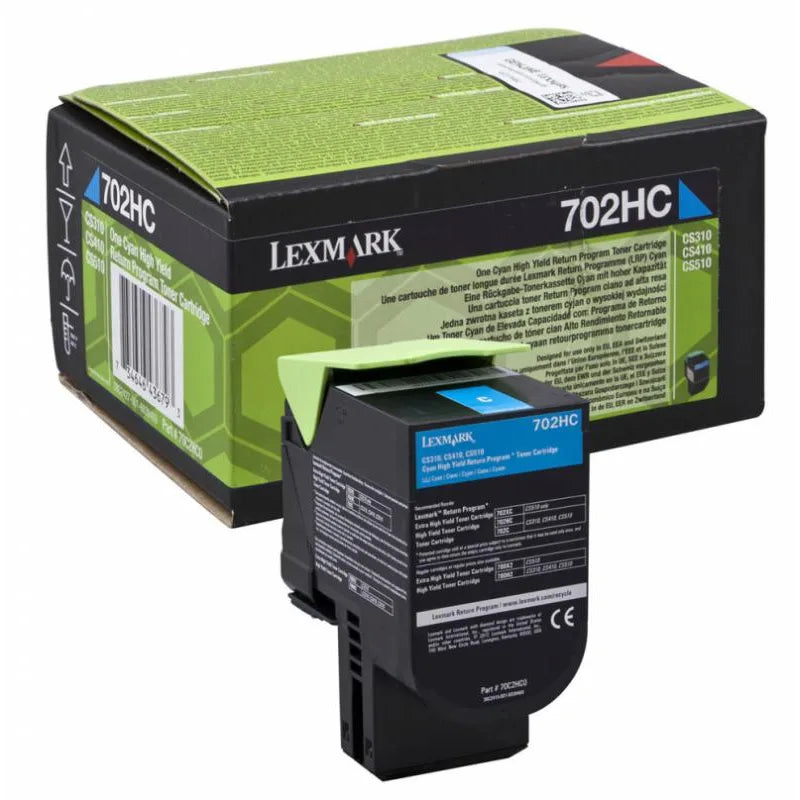 Lexmark 70C2HC0 Lexmark 70C2HC0 Cartus toner Cyan, ORIGINAL, Return Program High Capacity, 3000 pag 734646436793