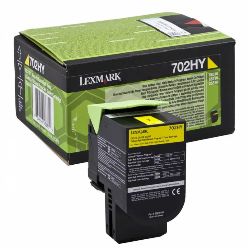 Lexmark 70C2HY0 Lexmark 70C2HY0 Cartus toner Yellow, ORIGINAL, Return Program, High Capacity, 3000 pag 734646436854