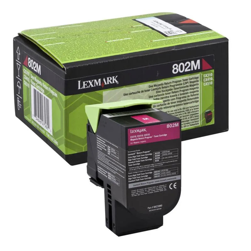 Lexmark 80C20M0 Lexmark 80C20M0 Cartus toner Magenta, ORIGINAL, Return Program, 1000 pag 734646475624