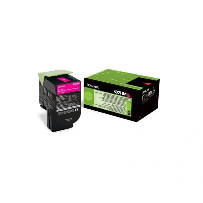 Lexmark 80C2HM0 Lexmark 80C2HM0 Cartus toner Magenta, ORIGINAL, Return Program, High Capacity, 3000 pag 734646477895