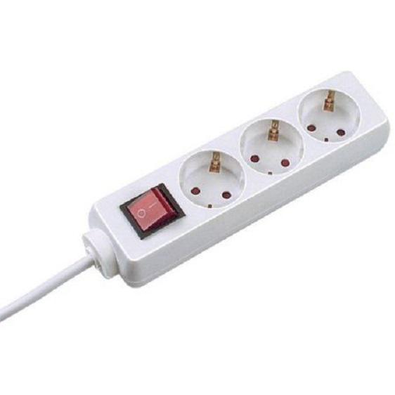 Bachmann B3842755 Cablu prelungitor cu 3 prize + intrerupator, lungime 3m, 5944027000023