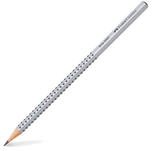 Faber-Castell FC117000 Grip 2001 creion HB cu zona antialunecare, 4005401170006