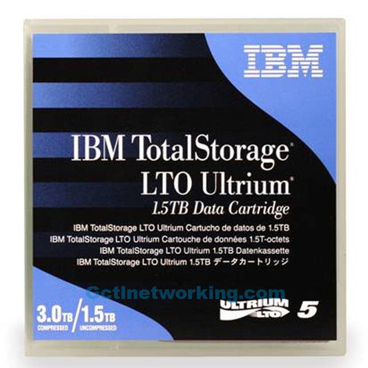 IBM 46X1290 Ultrium LTO-5 RW Backup Tape 1.5TB/3TB without Labels