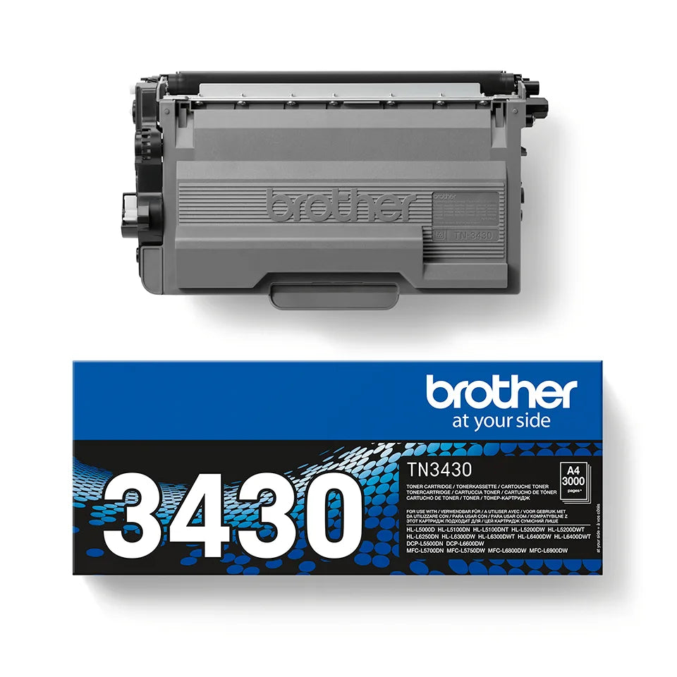 Brother TN3430 Brother TN-3430 Toner negru ptr HLL5000D, L5100DN, L5200DW, L6300DW, L6400DW 4977766755641
