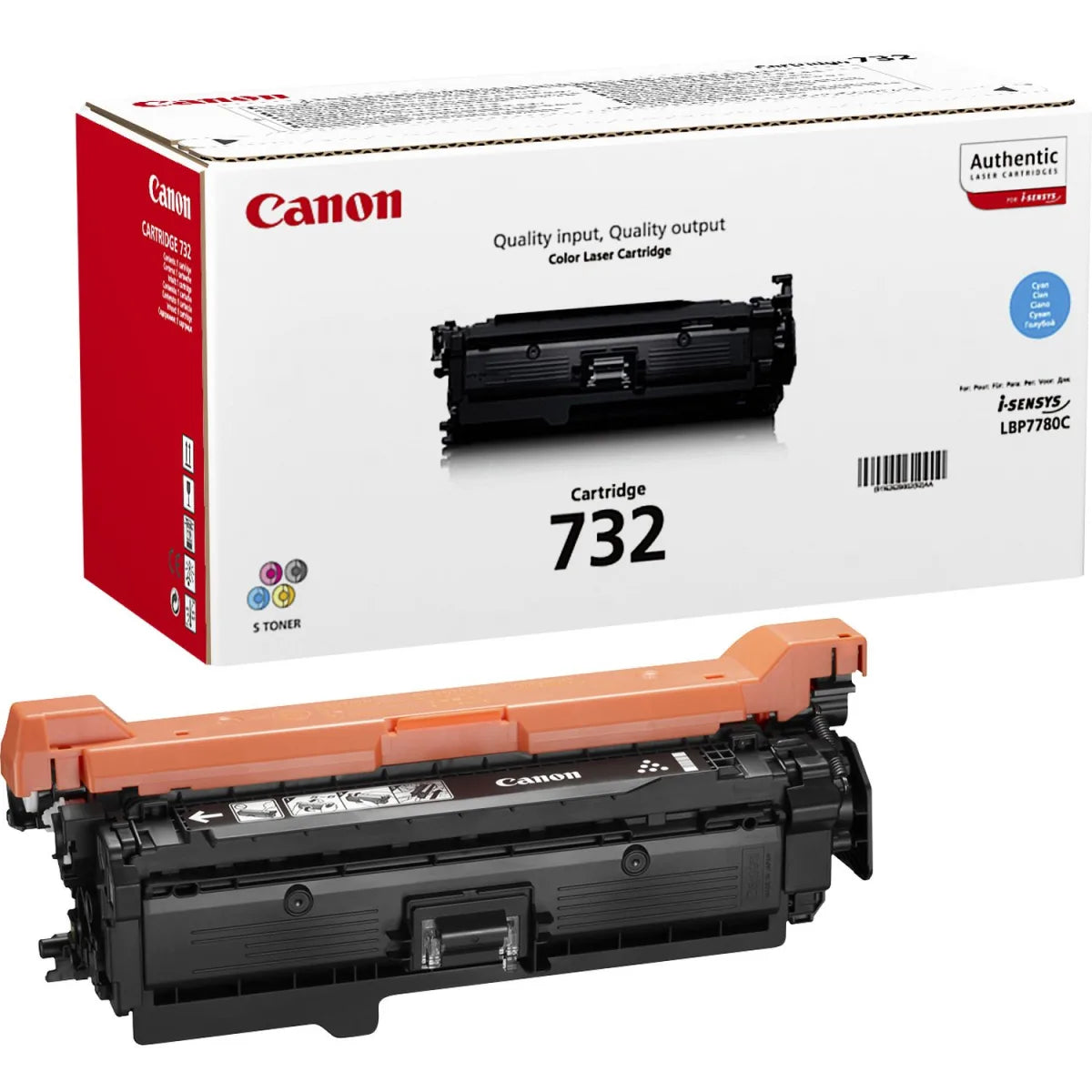 Canon 6262B002 Canon CRG-732C Cartus toner original Cyan pentru LBP7780C, 6400 pag. 4960999909110
