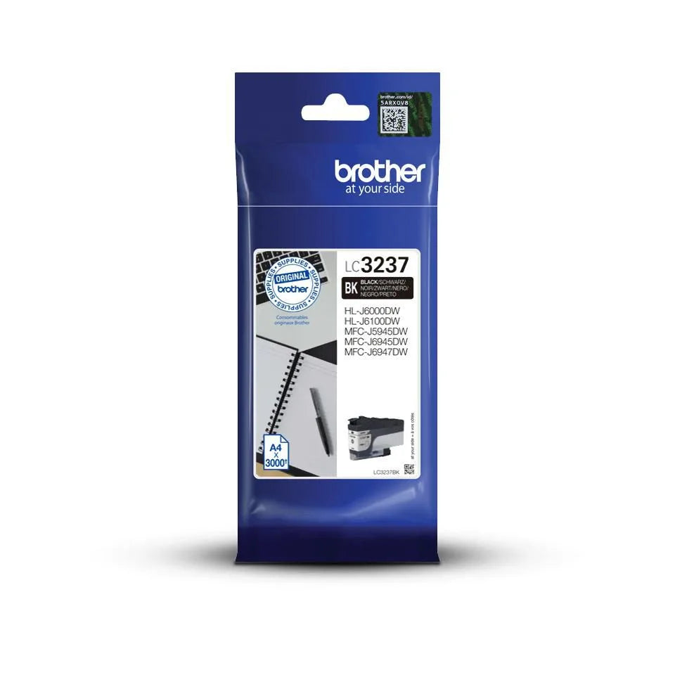 Brother LC3237BK Brother LC-3237BK Cartus negru original pt MFC-J5945DW, MFC-J6945DW, MFC-J6947DW 4977766787987