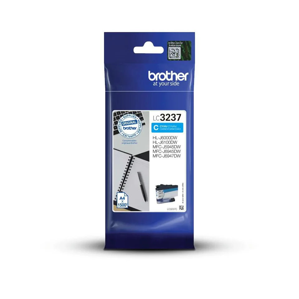Brother LC3237C Brother LC-3237C Cartus cyan original pentru MFC-J5945DW, MFC-J6945, 1500 pagini 4977766788014