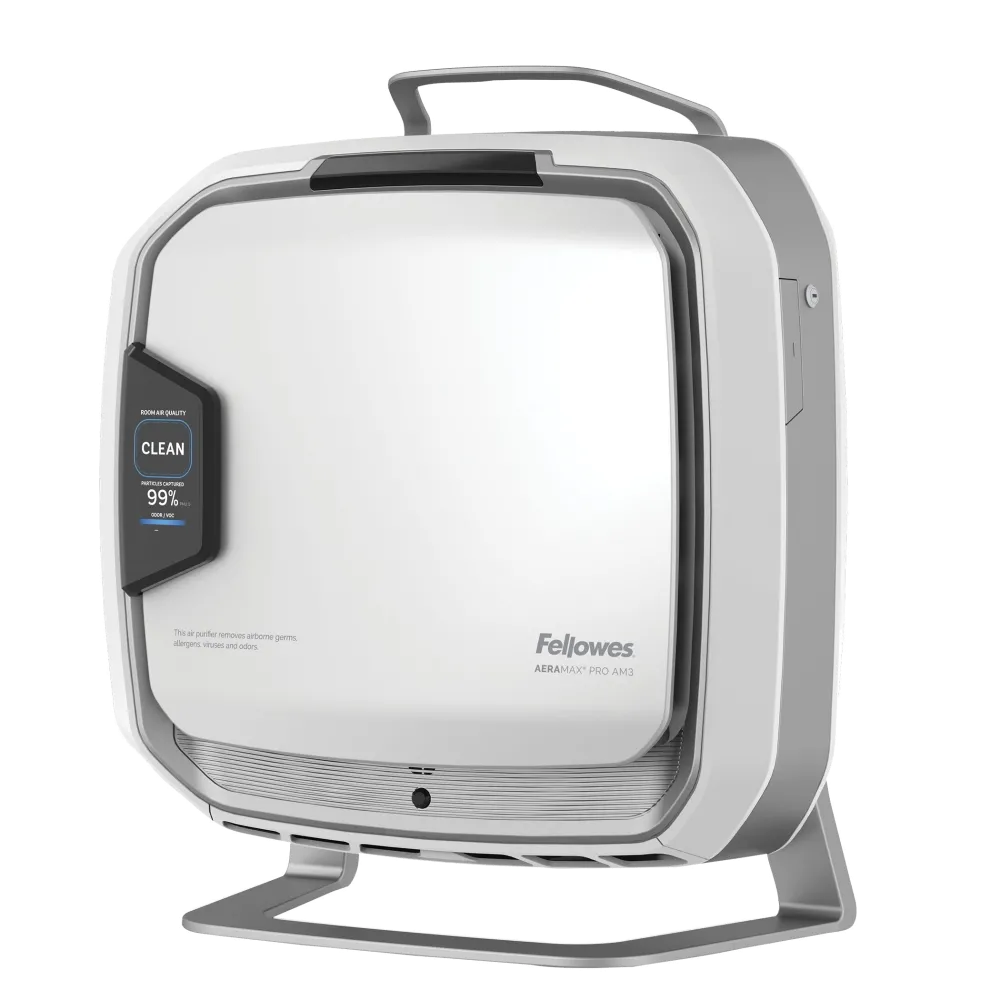 Fellowes 9574001 AeraMax PRO AM 3s PureView, purificator de aer profesional cu stand, maxim 55mp, 50043859722247