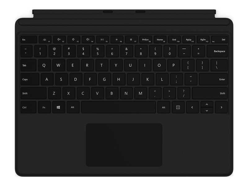 Microsoft QJX-00007 Surface Pro X keyboard with trackpad, English International, black