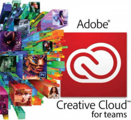 Adobe 65297754BA01B12 Creative Cloud for teams (All Apps), 1 user/1 year, electronic delivery