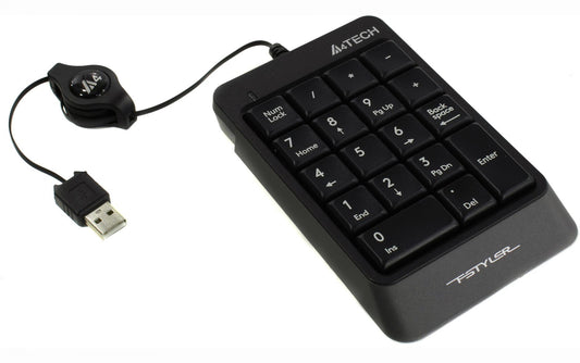 A4Tech FK-13-GR FK-13 tastatura numerica (numpad) 18 taste USB-A cu cablu retractabil