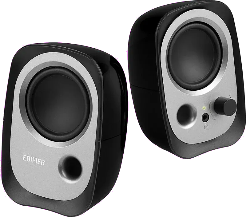 Edifier R12U boxe PC 2.0 4W RMS alimentare prin USB control volum si iesire casti negru