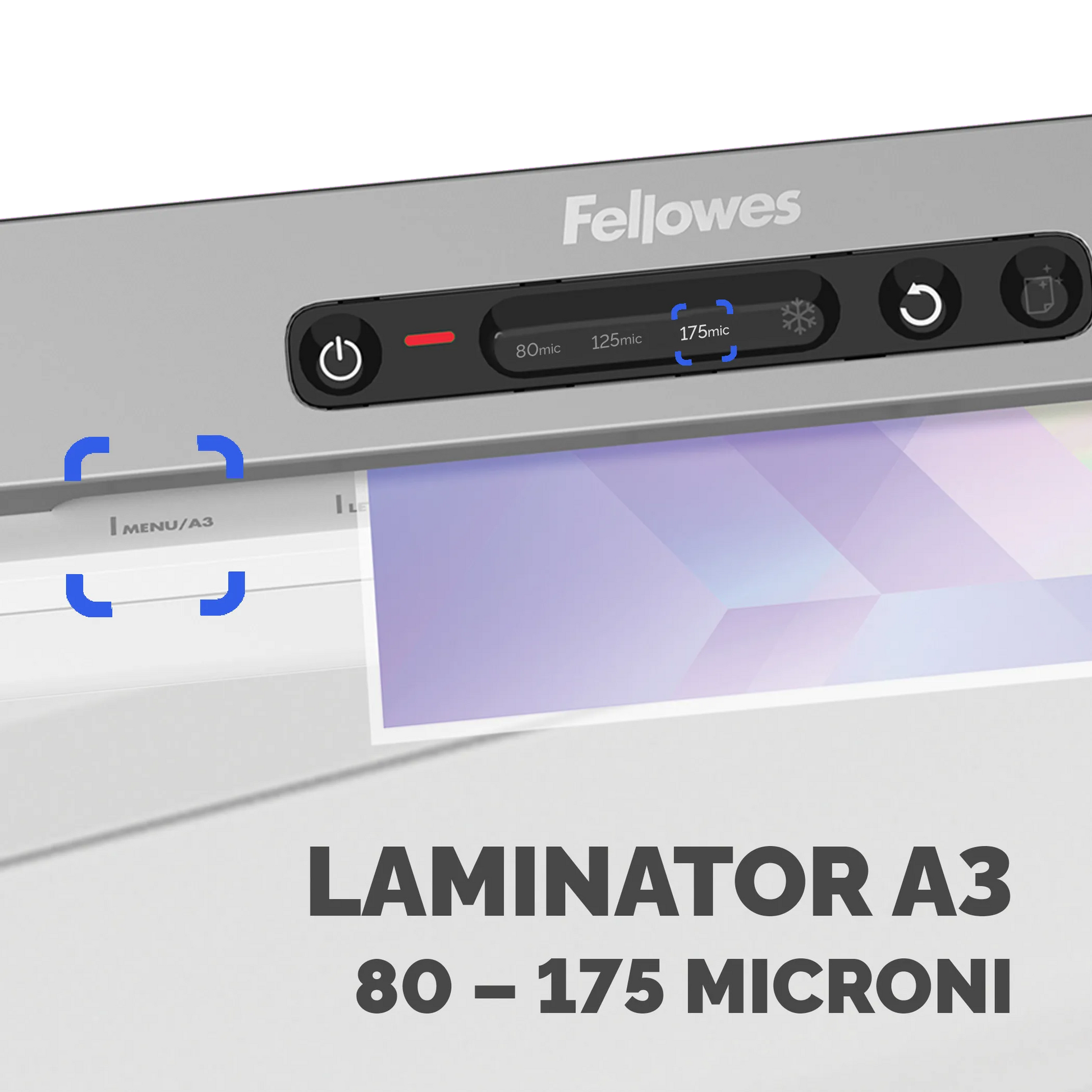 Fellowes 8058201 Amaris laminator A3 grosime maxima de laminare 175 microni, 50043859773829