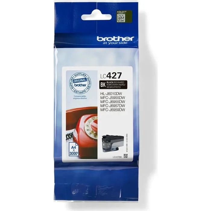 Brother LC427BK Brother LC-427BK Cartus negru original pt MFC-J5955DW, MFC-J6955DW, MFC-J6957DW, 3000 pg 4977766815468