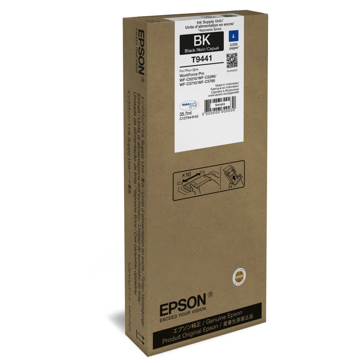 Epson C13T944140 Epson T9441 - Cartus cerneala negru L pentru WF Pro WF-C5790DWF, WF-C5710DWF, WF-C5290 8715946645308