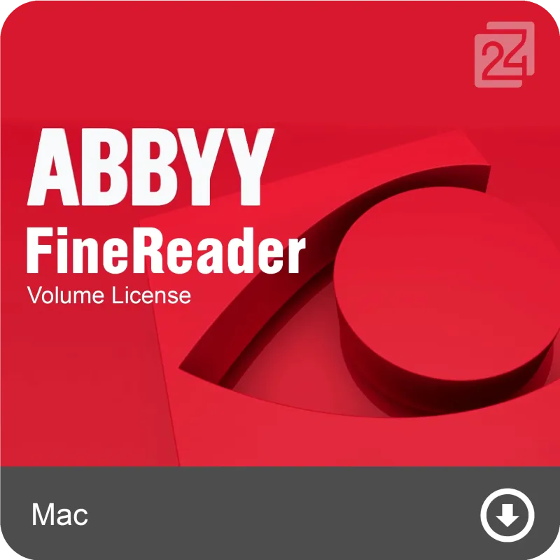 ABBYY FR15XM-FMBS-A FineReader PDF for Mac, Volume License (per Seat), Subscription 1y, 5 25