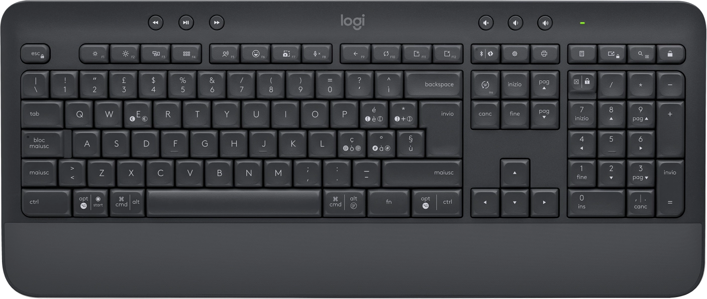 Logitech 920-010915 Signature K650 keyboard Bluetooth Graphite Italiano, 5099206105522