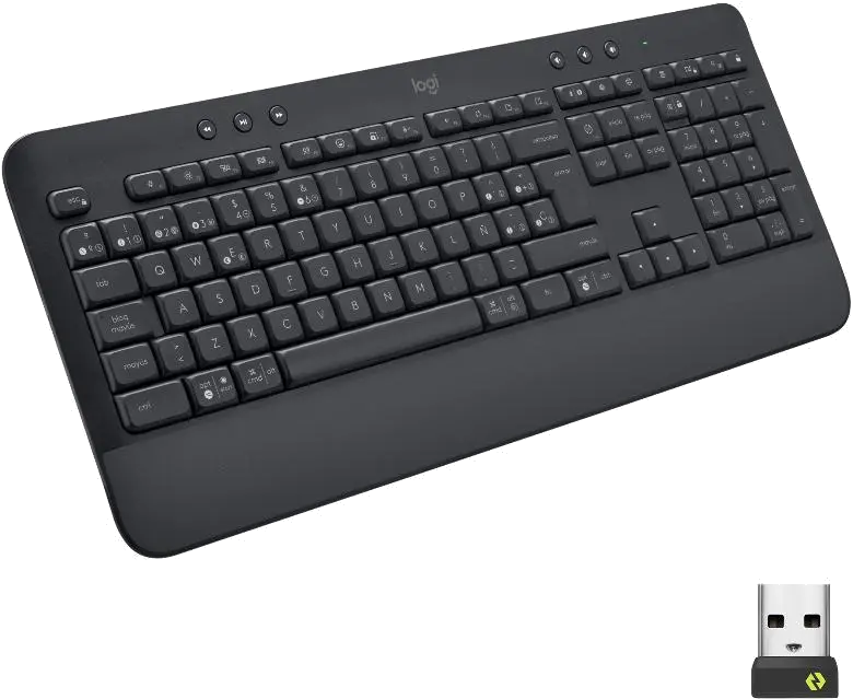 Logitech 920-010917 Signature K650 keyboard Bluetooth Graphite Español (Qwerty), 5099206105546