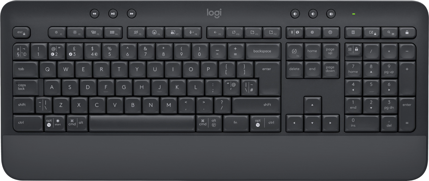 Logitech 920-010918 Signature K650 keyboard Bluetooth Graphite UK English (Qwerty), 5099206105553