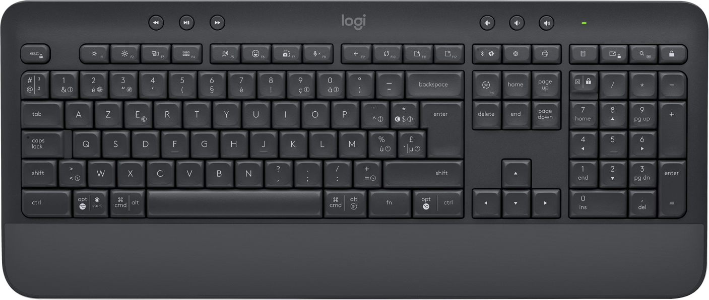 Logitech 920-010920 Signature K650 keyboard Bluetooth Graphite Dutch (Azerty), 5099206105577