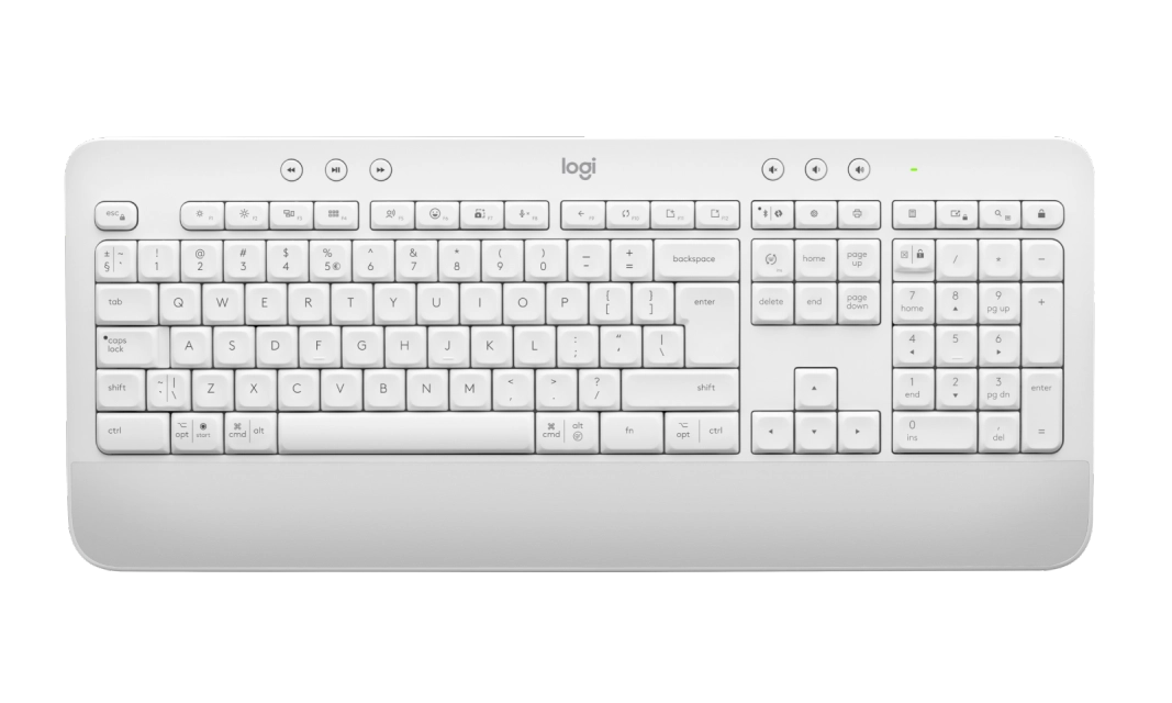 Logitech 920-010977 Signature K650 keyboard Bluetooth Off-white US International (Qwerty) , 5099206105782