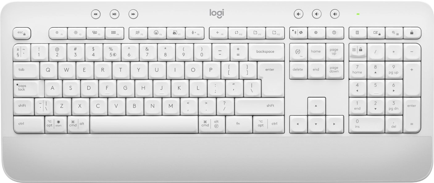 Logitech 920-010979 Signature K650 keyboard Bluetooth Off-white Český (Qwertz), 5099206105805