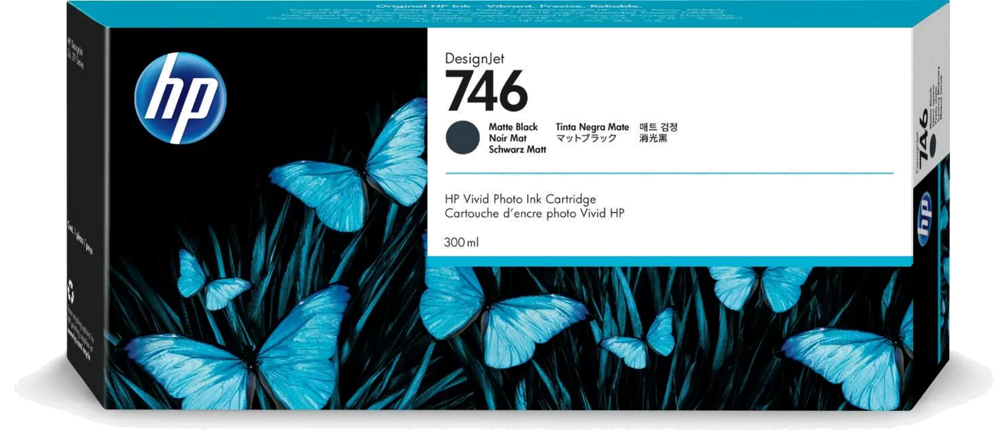 HP P2V83A No. 746 cartus ink Matte black 300 ml, 191628213580