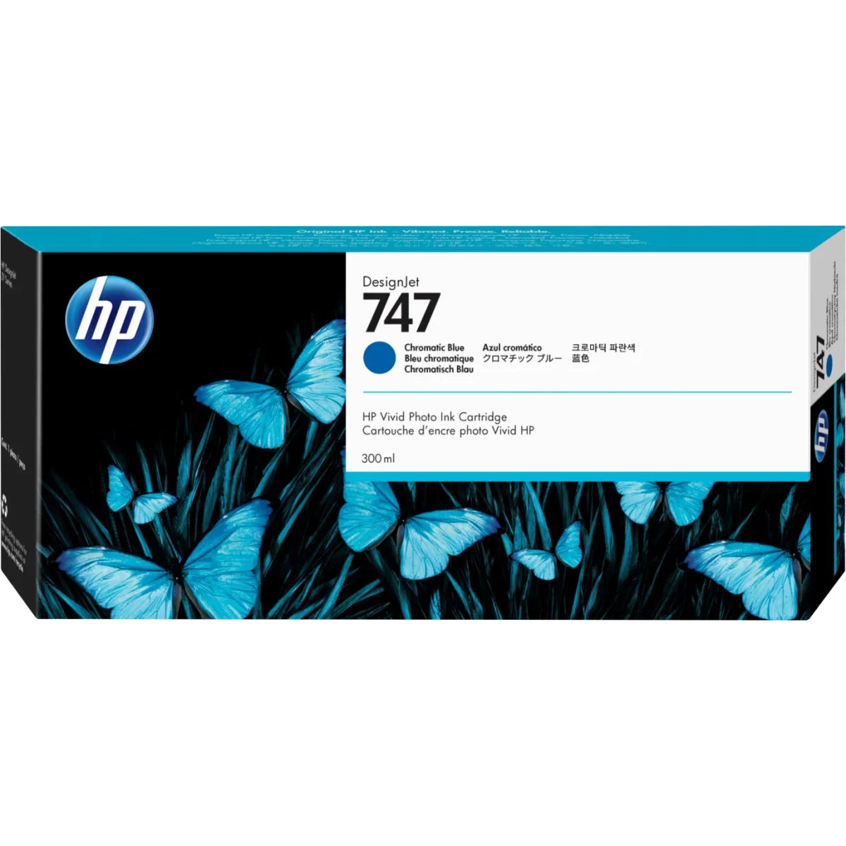 HP P2V85A HP P2V85A No. 747 cartus ink Chromatic blue 300 ml 191628213603