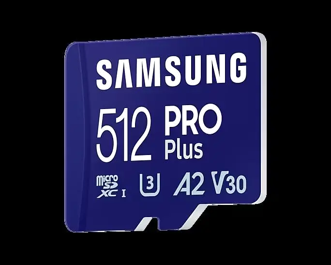 Samsung MB-MD512SA/EU Card memorie microSD PRO Plus 512GB, MB-MD512SA/EU, 8806094780550