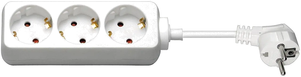 MicroConnect GRU0035W Prelungitor 3 prize Schuko lungime cablu 5m alb, 5704174653387