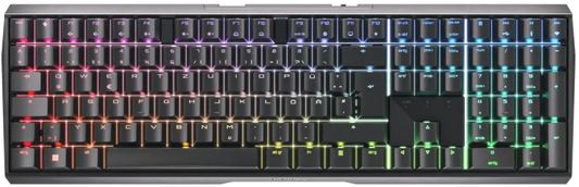 Cherry G80-3872LYADE-2 MX 3.0S Wireless Keyboard, Cherry MX RED switches, German Layout, Black, 4025112108105