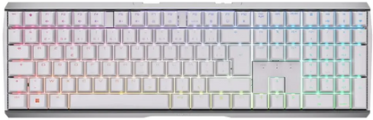 Cherry G80-3872LYAFR-0 MX 3.0S Wireless Keyboard, Cherry MX RED switches, French Layout, White, 4025112108068
