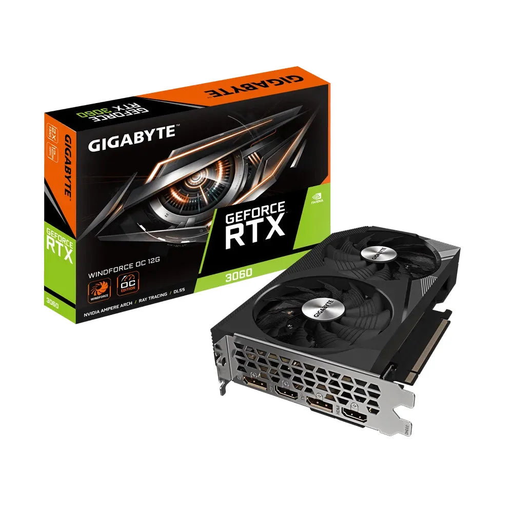 Gigabyte GV-N3060WF2OC-12GD Gigabyte GeForce RTX 3060 WINDFORCE OC 12G 4719331312862