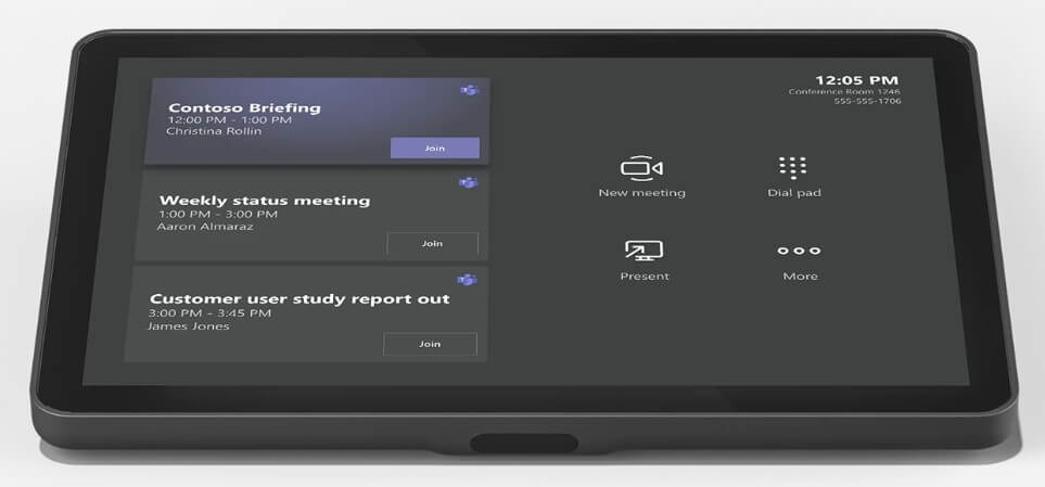 Logitech 952-000085 TAP IP Graphite Network-connected meeting room controller 10.1inch touch display, 97855170002