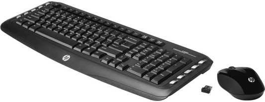 HP LV290AA#ABD Wireless Classic Desktop Keyboard and Mouse, German Layout, 886111904341