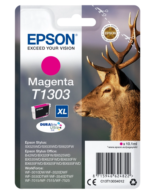 Epson C13T13034012 Cartus ink MAGENTA original XL pt Epson BX525WD/BX625FW/ 10.1ml, 8715946624822