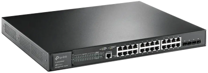 TP-Link TL-SG3428XMP TL-SG3428XMP JetStream switch cu management 24 Porturi Gigabit PoE, 6935364030773